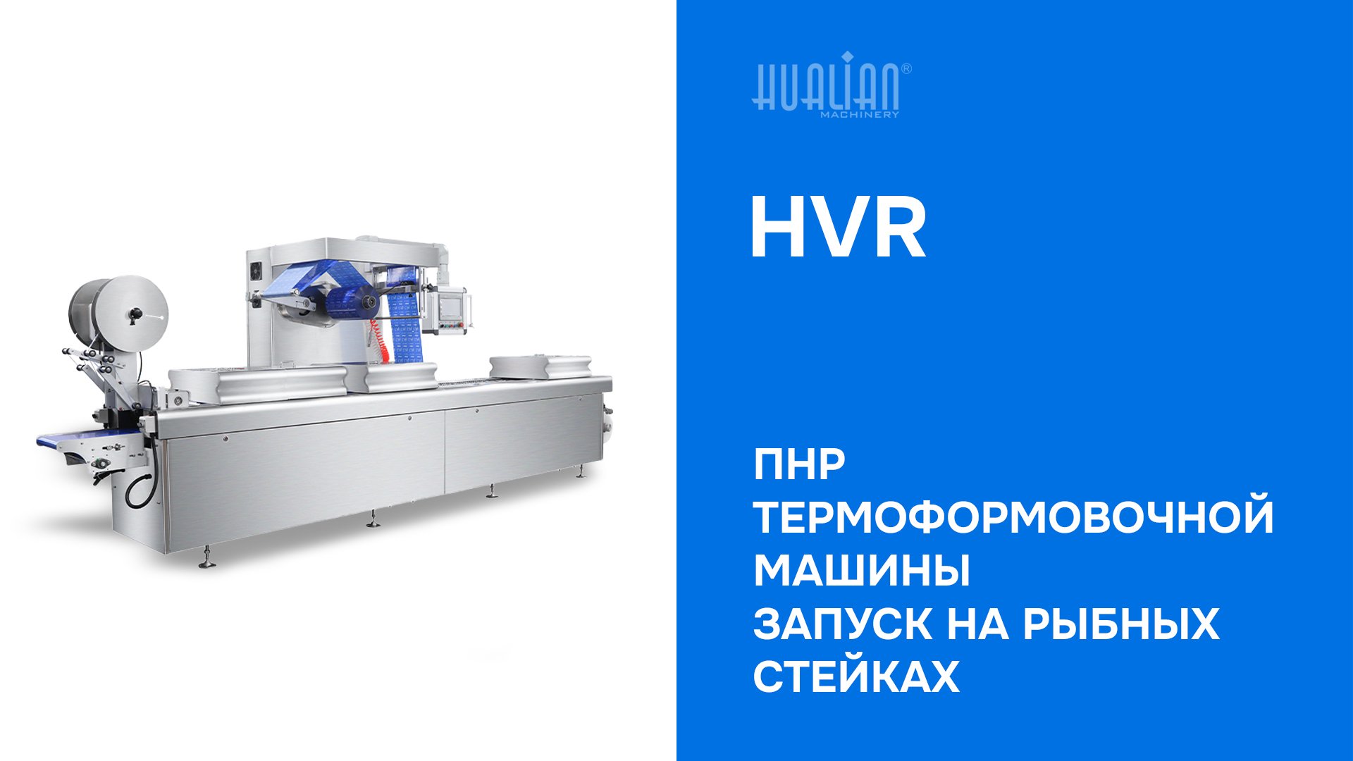 ПНР термоформовочная машины HVR — Запуск на рыбных стейках